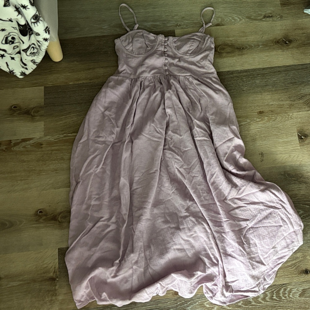 Astr Lilac Sleeveless Dress